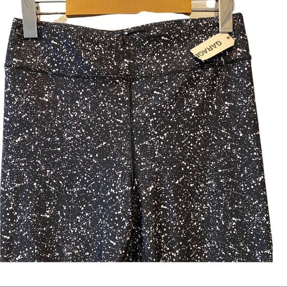 Garage black/white spec leggings size medium nwt - Picture 2 of 6